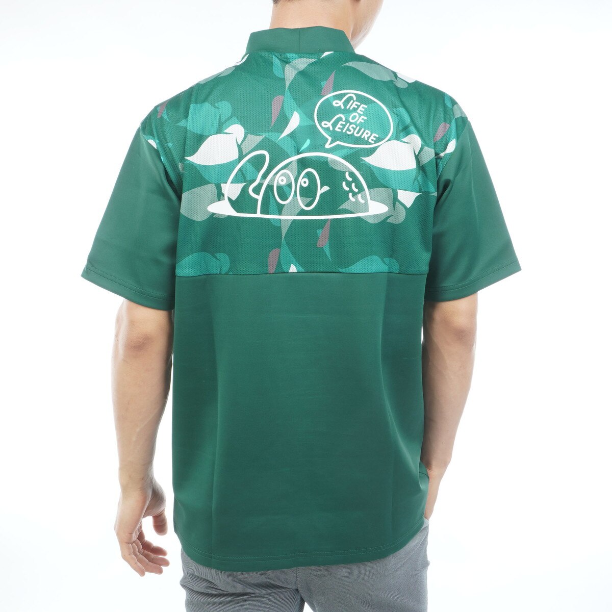 MHAK GOLF BOY モックネック半袖シャツ(半袖シャツ・ポロシャツ