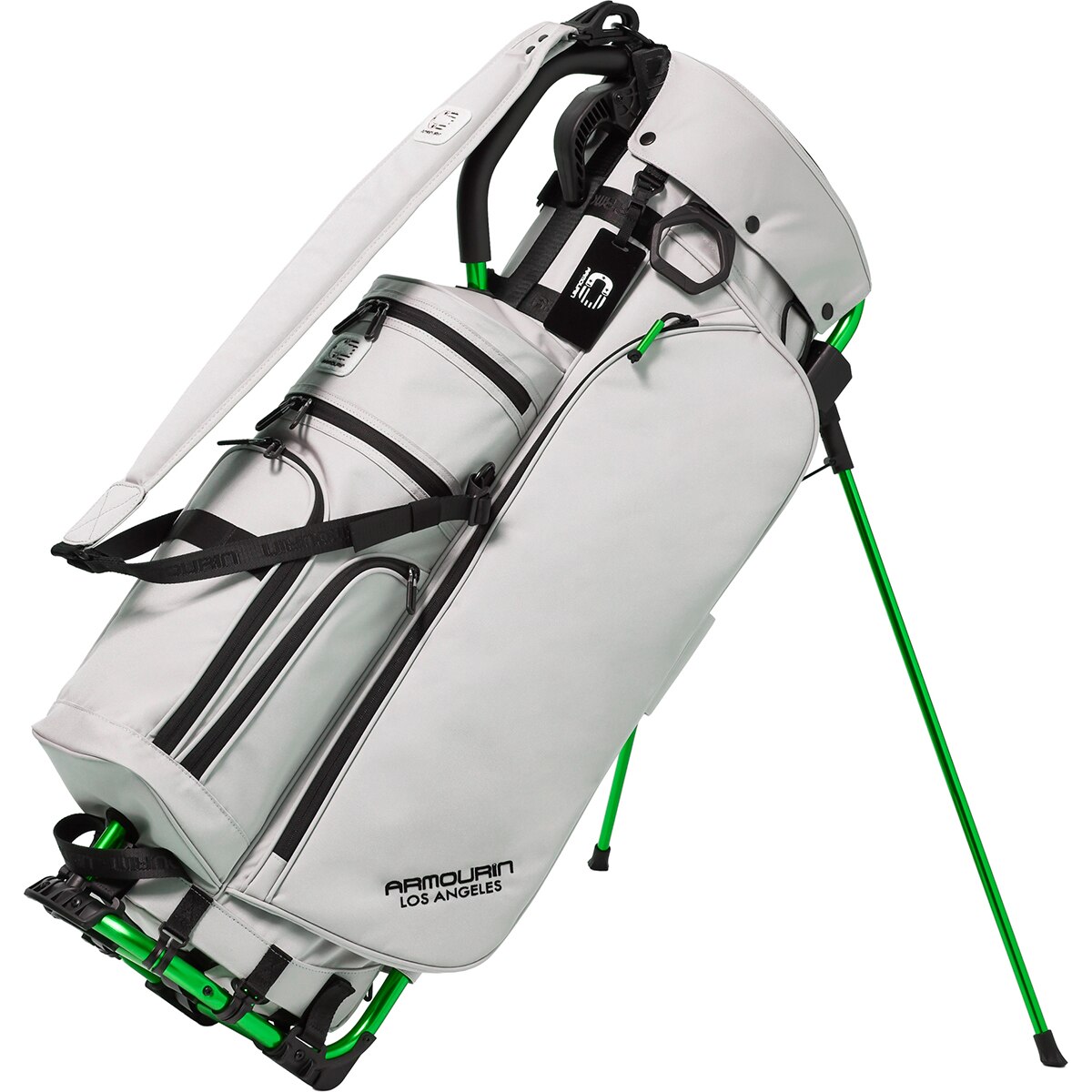 PRO MODEL 9.0 GREEN FRAME スタンドキャディバッグ(【男性】キャディ