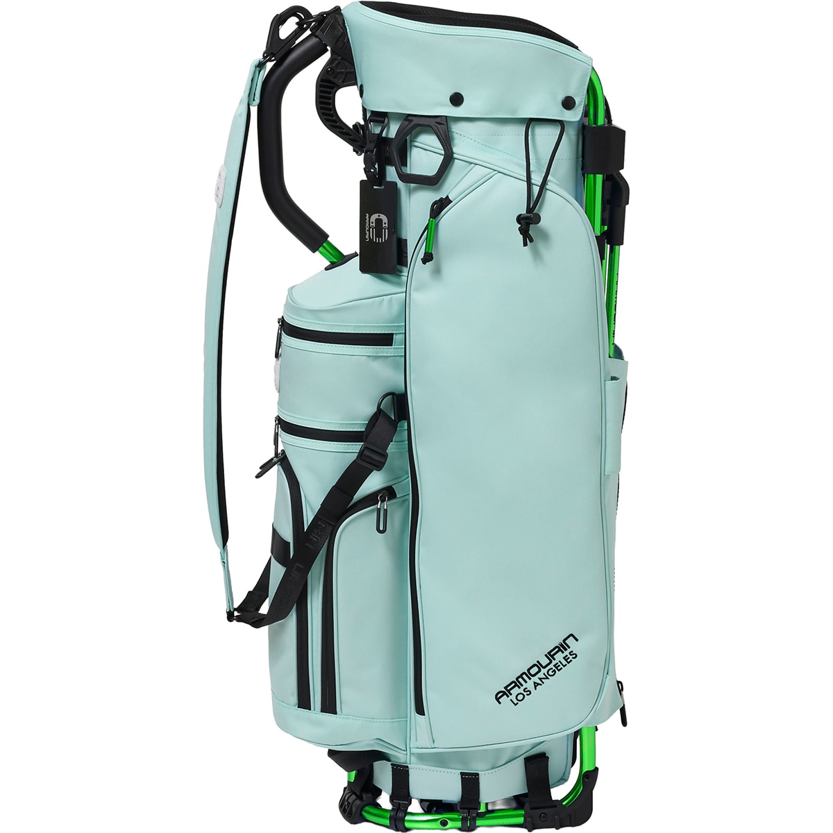 PRO MODEL 9.0 GREEN FRAME スタンドキャディバッグ(【男性】キャディ