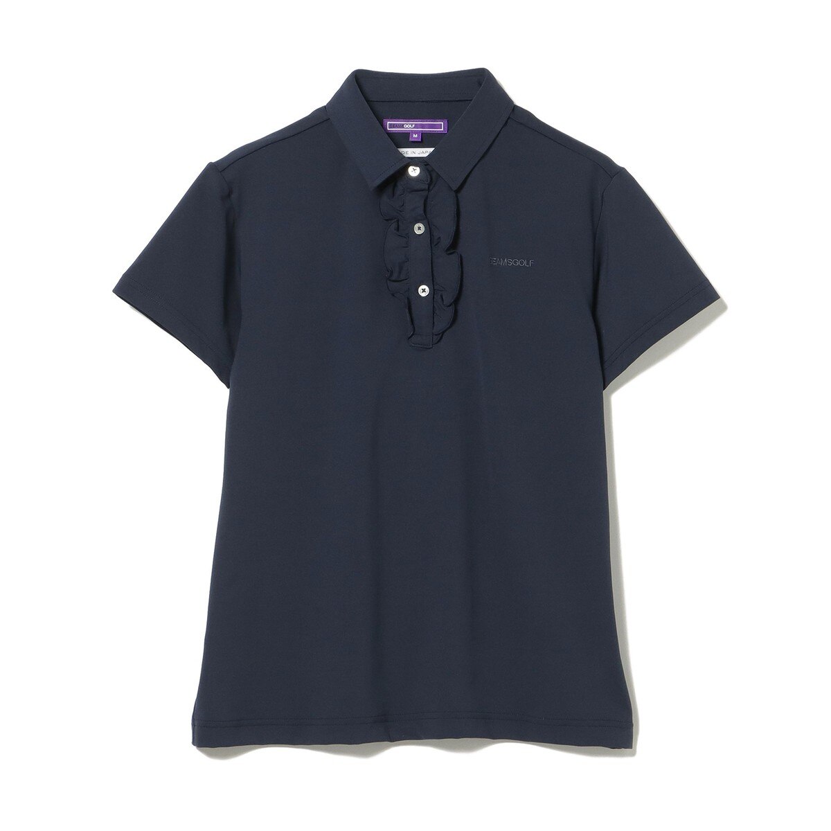 PURPLE LABEL フロントフリル ポロシャツ レディス(半袖シャツ