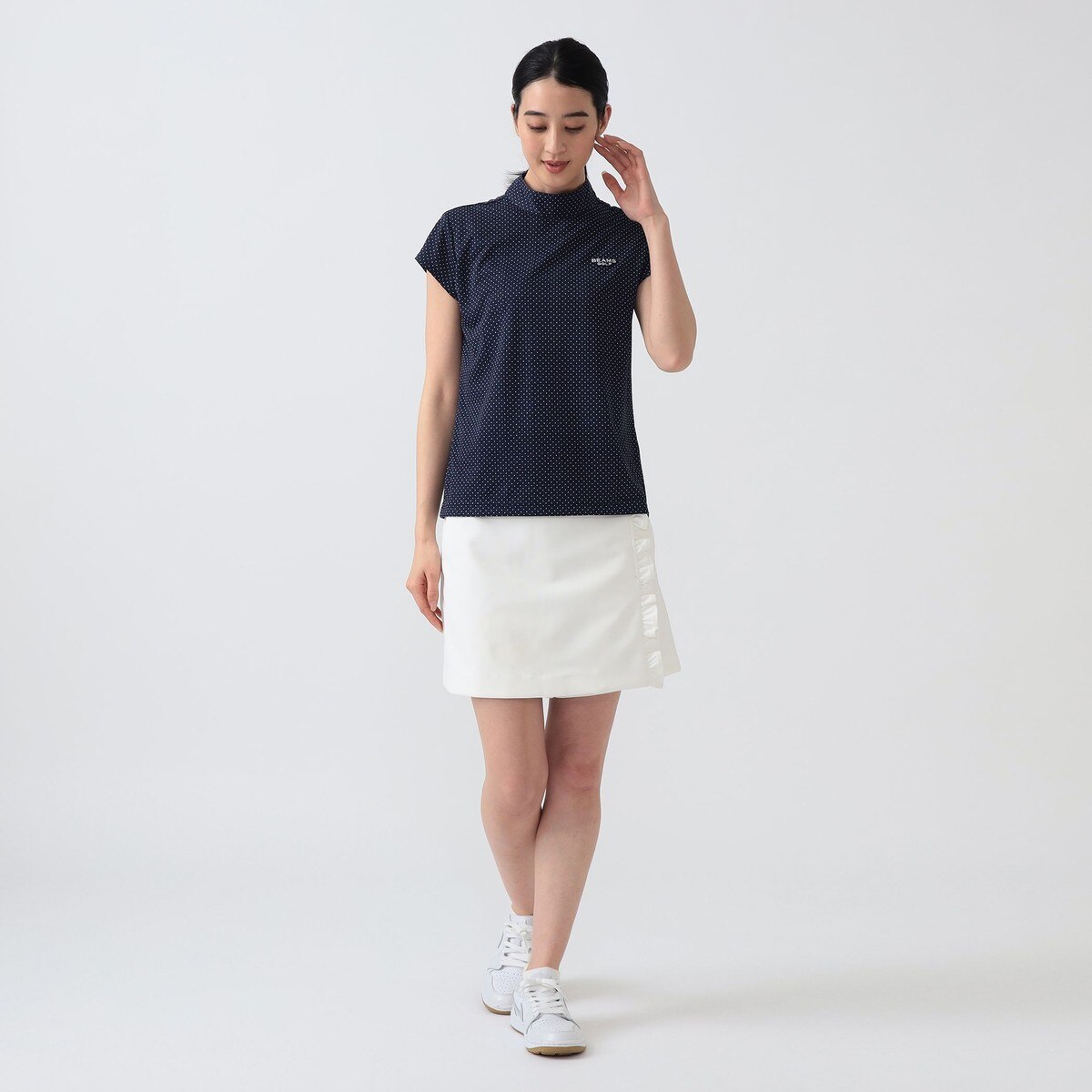 PURPLE LABEL ストレッチ フリル ラップキュロット レディス(スカート