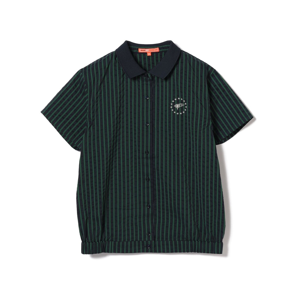 新品⭐︎BEAMS GOLF リブ編み襟 モックネックシャツ L BEAMS GOLF