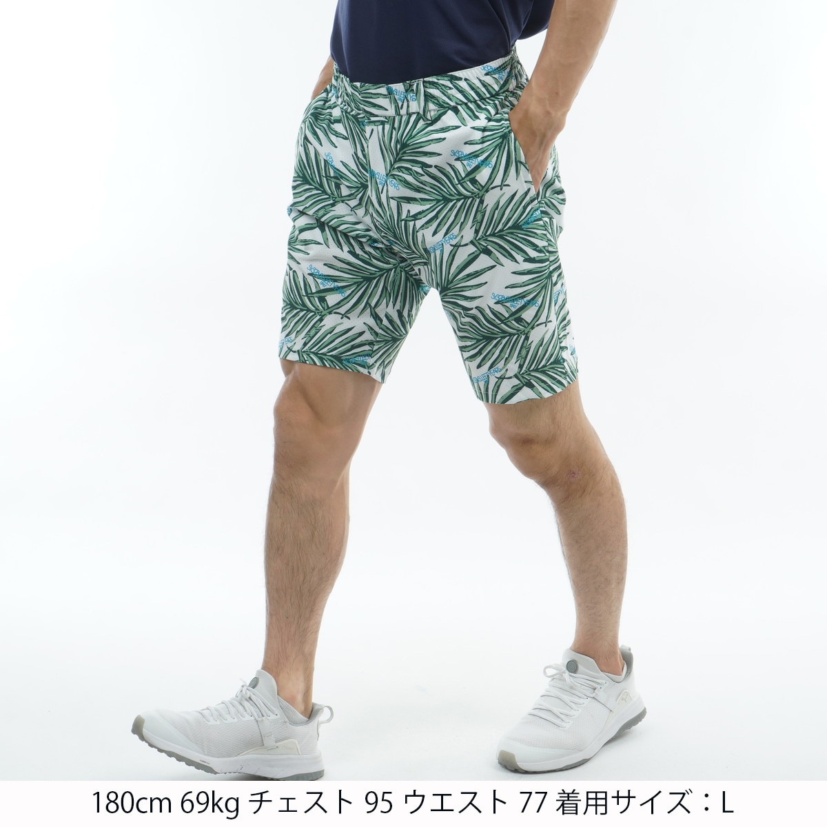 ストレッチ パンチンググラフィック ハーフパンツ(ハーフパンツ)|SY32