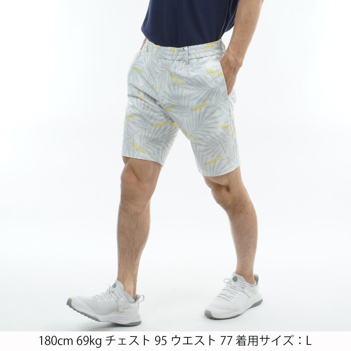 ストレッチ パンチンググラフィック ハーフパンツ(ハーフパンツ)|SY32