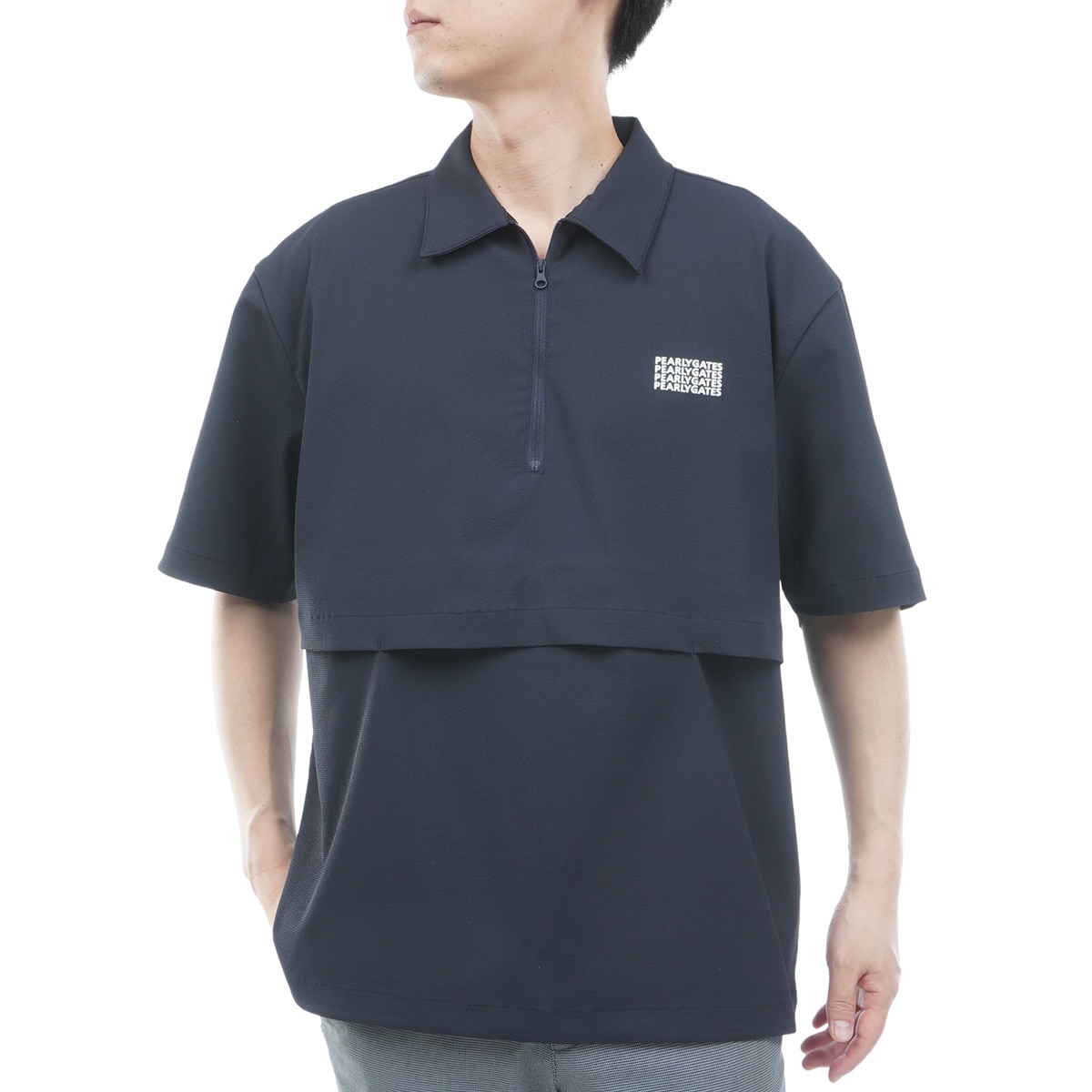 ストレッチドビー 半袖ポロシャツ(半袖シャツ・ポロシャツ)|PEARLY