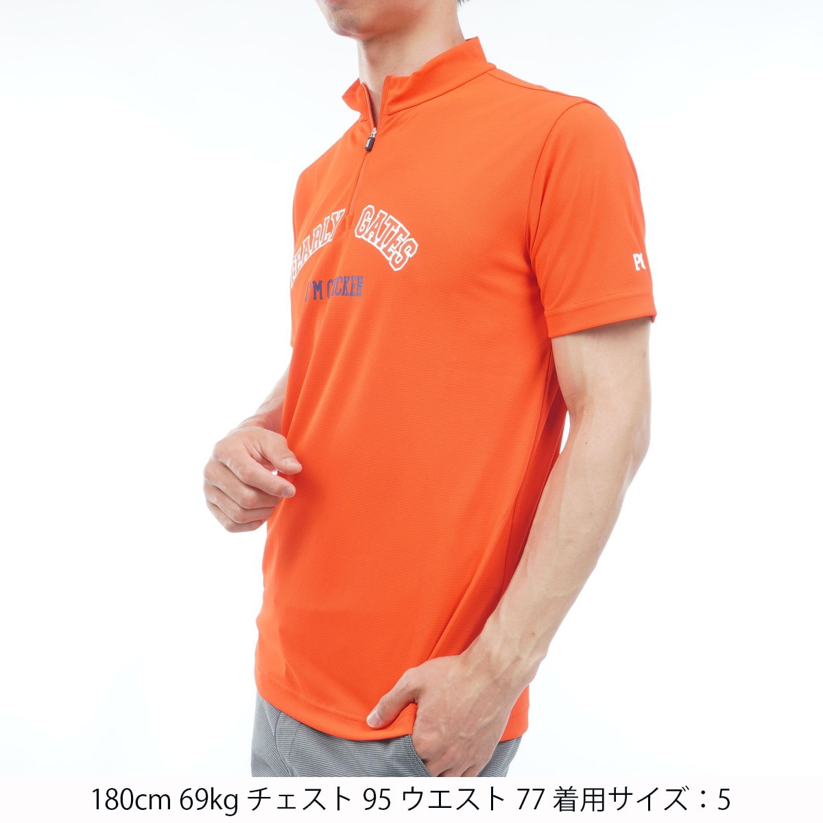 メッシュ半袖モックネックシャツ(半袖シャツ・ポロシャツ)|PEARLY