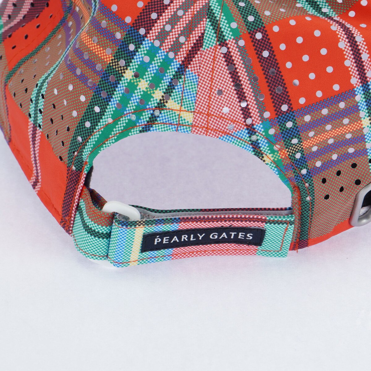 マドラスチェック柄キャップ(【男性】キャップ)|PEARLY GATES(パーリー