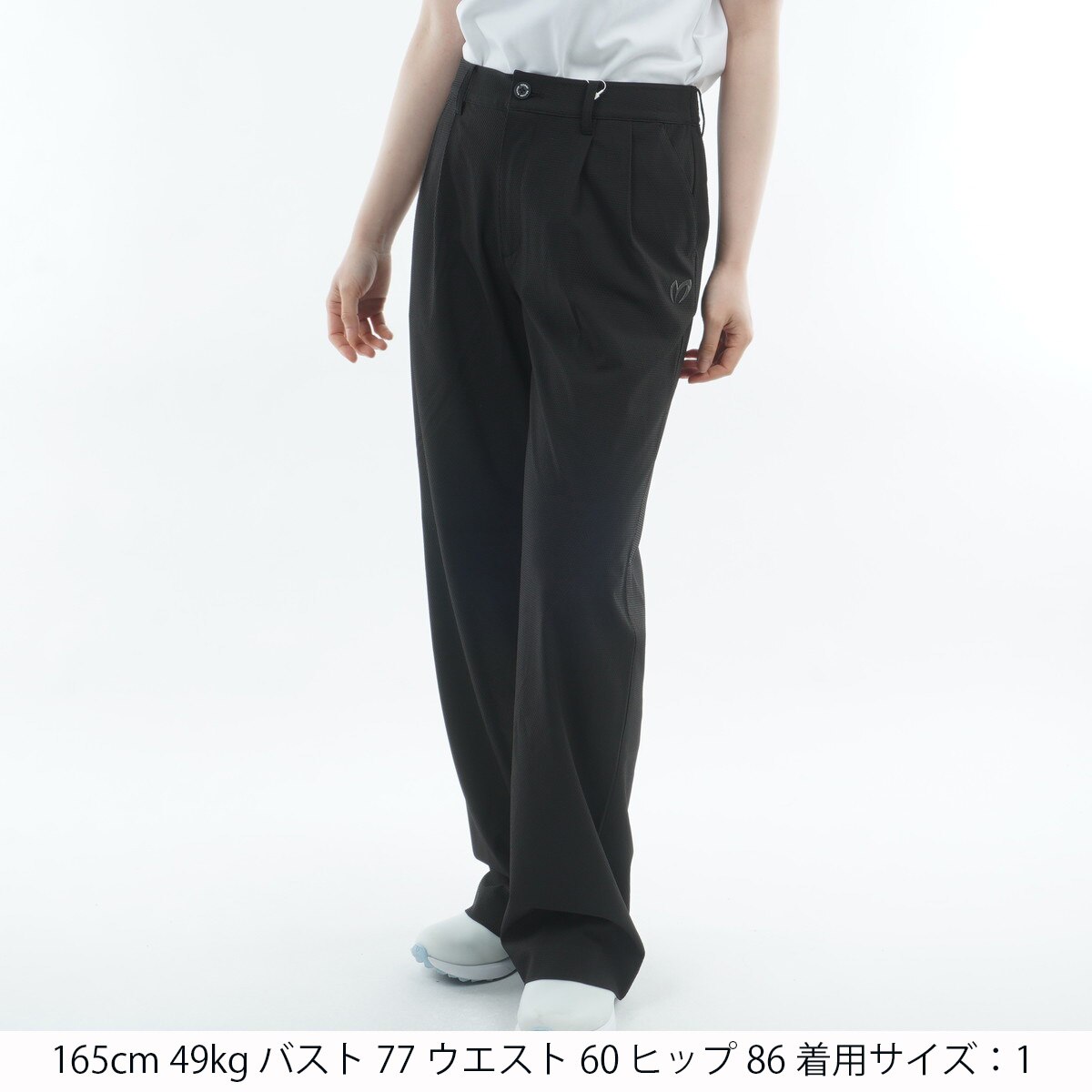 新品 マスターバニー 2WAYストレッチメランジタフタパンツ(6)LLチャコール ストレッチ ツータックパンツ レディス(ロングパンツ)|MASTER BUNNY