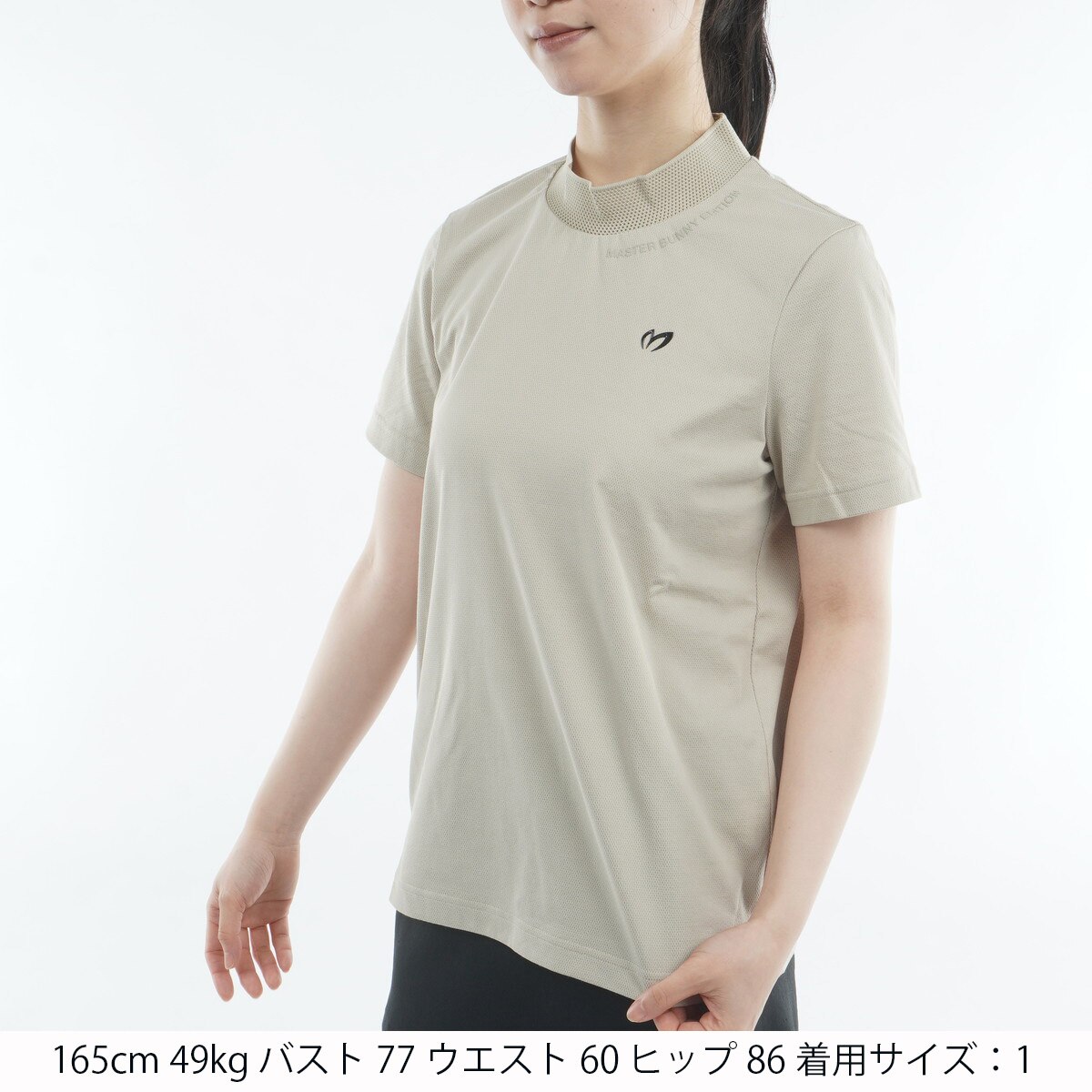 カラミナイト モックネック半袖シャツ レディス(半袖シャツ