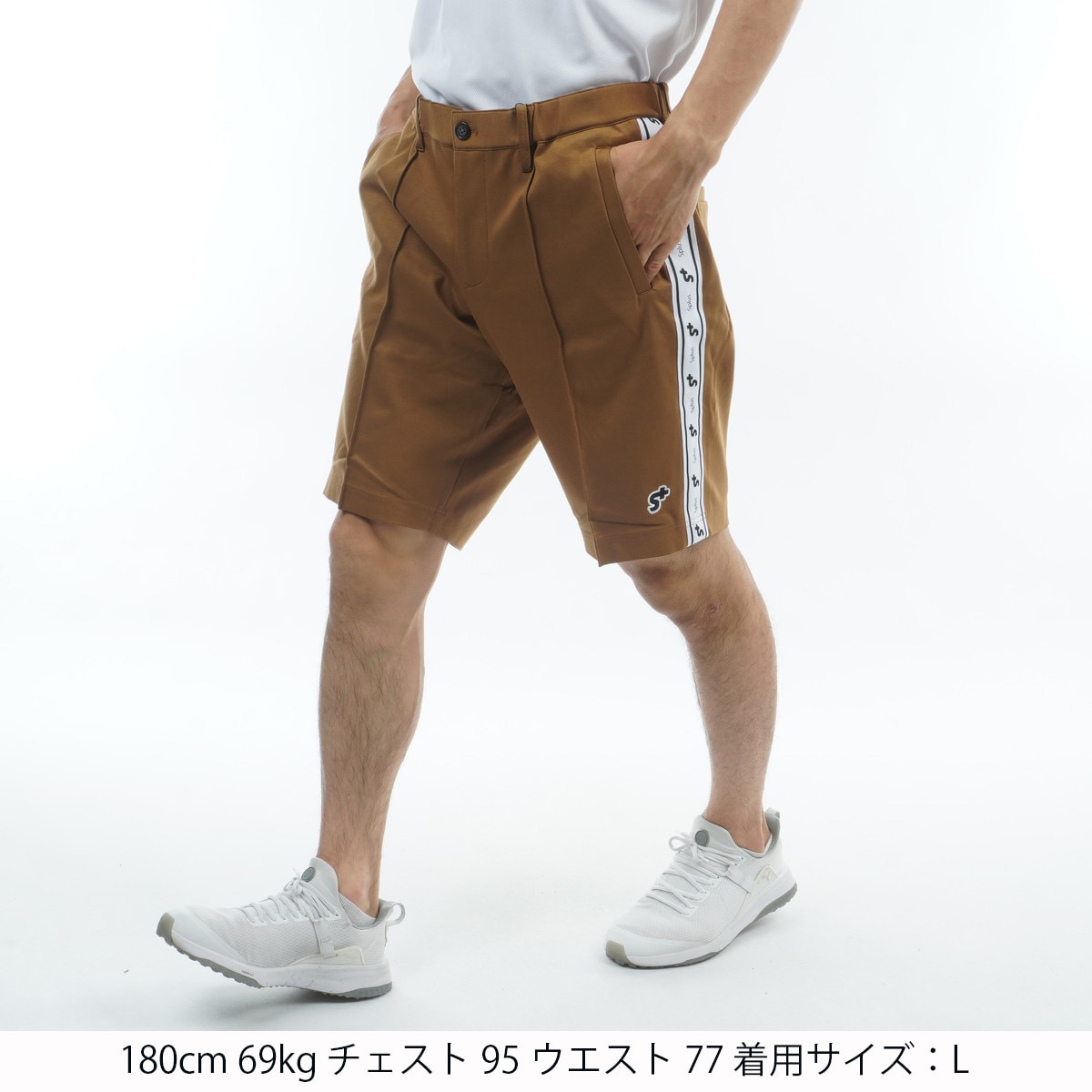 アウトレット】ストレッチ ジャージショートパンツ(ハーフパンツ)|S+(