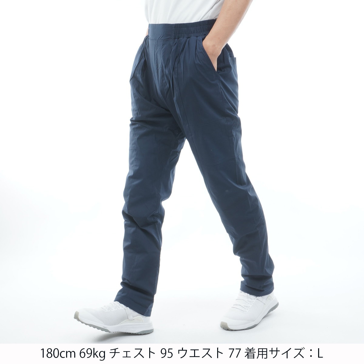 新品 Students Golf ムーアストレッチパンツ ネイビー M ゴルフ アウトレット】ムーアストレッチパンツ(ロングパンツ)|Students Golf
