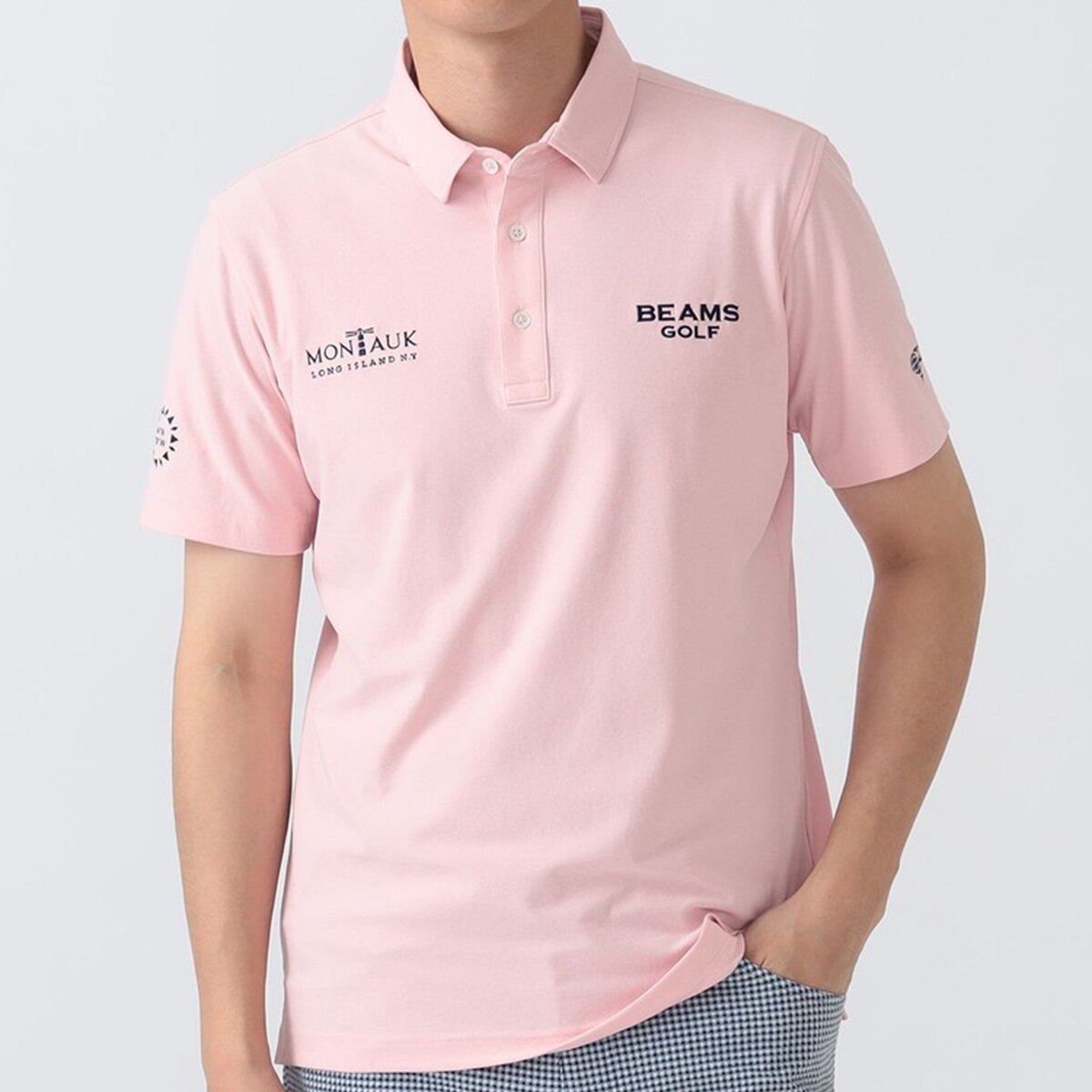 BEAMS GOLF半袖ポロシャツ　パープルレーベル　Lサイズ BEAMS GOLF PURPLE LABEL(ビームスゴルフパープルレーベル) ポロシャツ