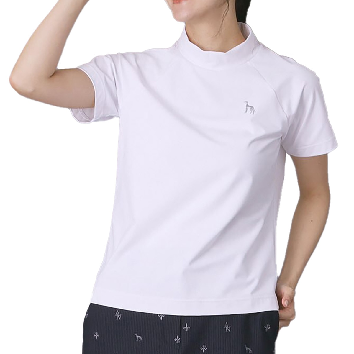 クールモックネック半袖Tシャツ レディス(半袖シャツ・ポロシャツ