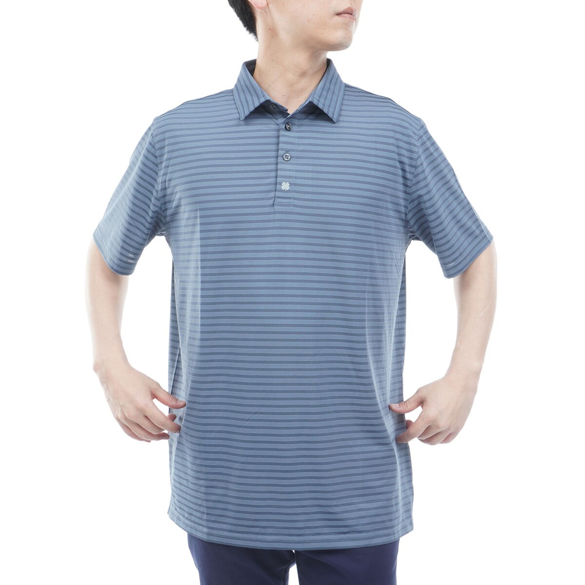 ストレッチ パーマー 半袖ポロシャツ(半袖シャツ・ポロシャツ)|BLACK