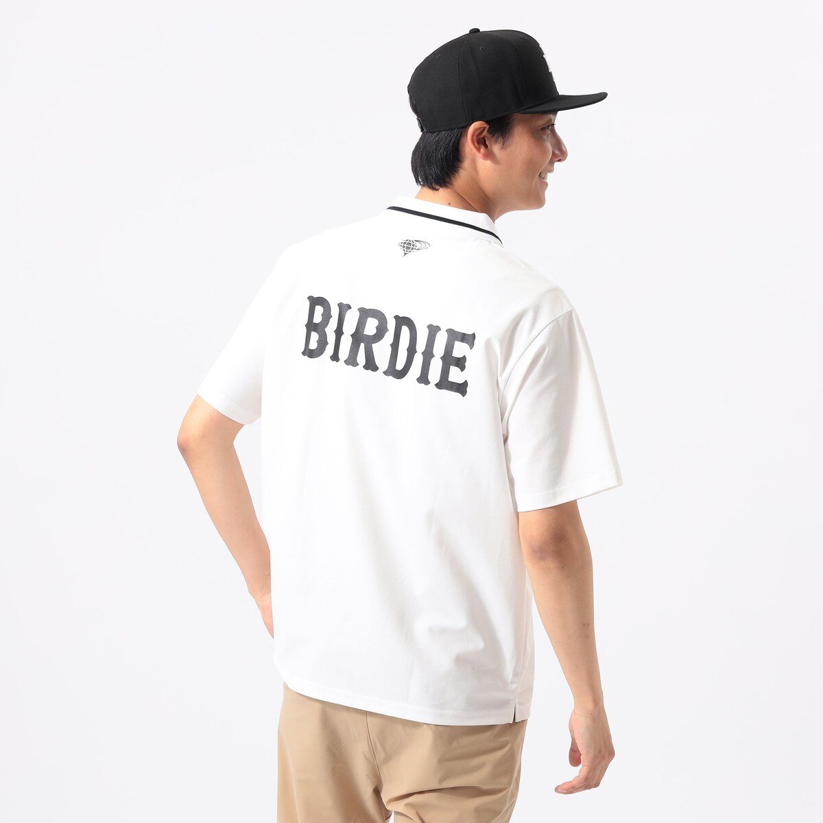 ORANGE LABEL リブライン ロゴポロシャツ(半袖シャツ・ポロシャツ