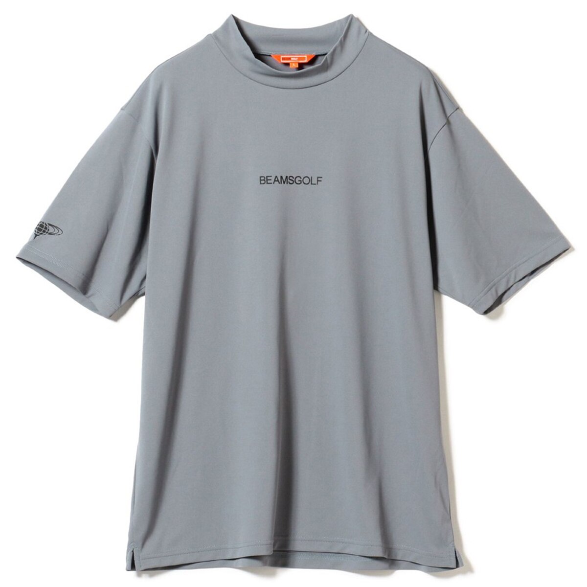 ORANGE LABEL バックプリント ロゴモックネックシャツ(半袖シャツ
