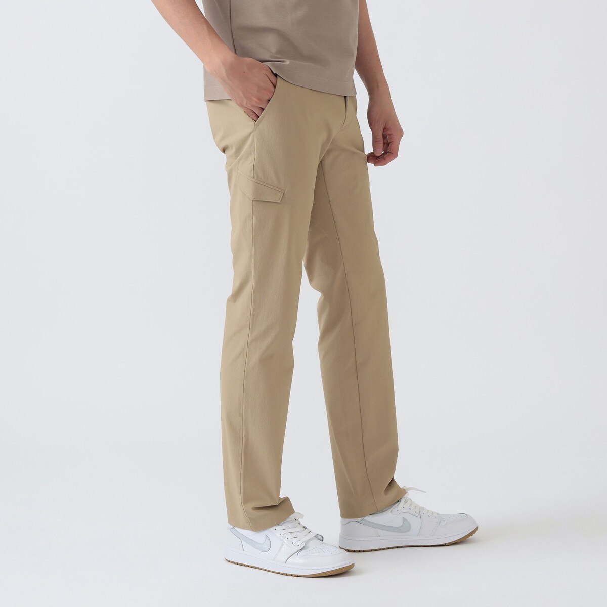 PURPLE LABEL コーデュラ(R)ナイロン ストレッチ テーパードパンツ