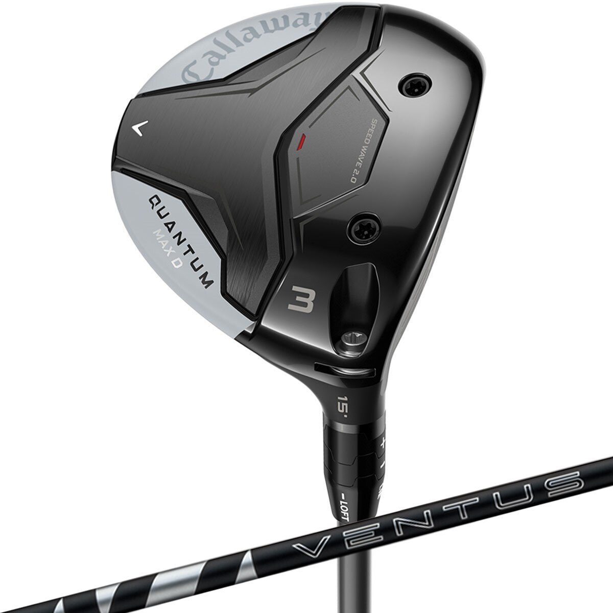QUANTUM MAX D フェアウェイウッド 24 VENTUS BLACK 5／6／7 レフティ