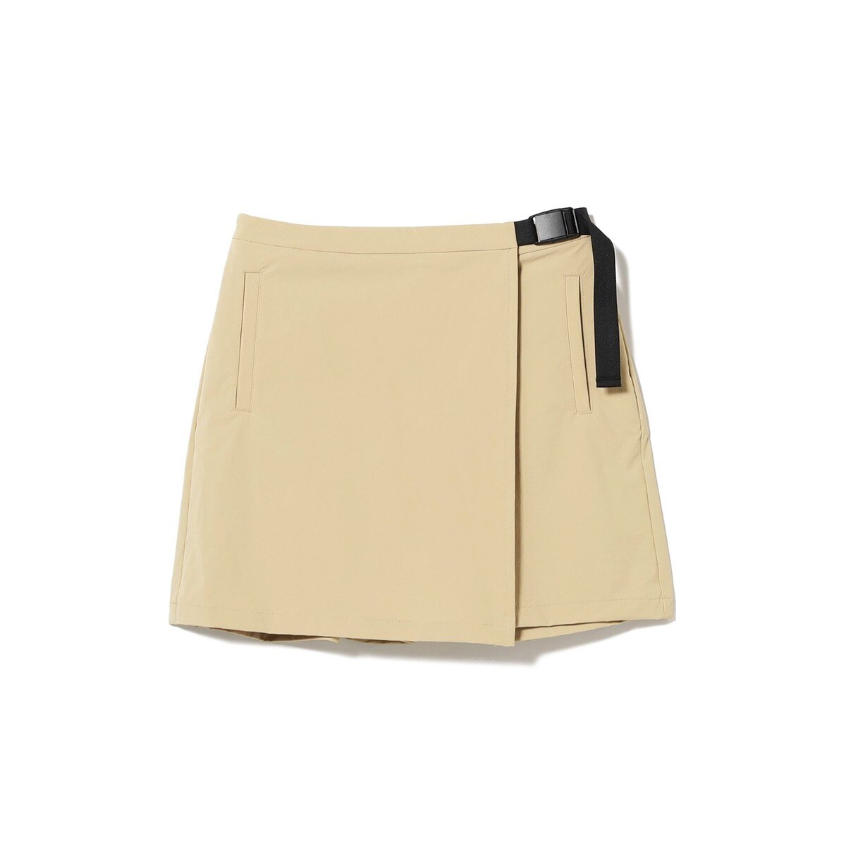 ORANGE LABEL ベルテッド 撥水 ストレッチ ラップキュロット レディス