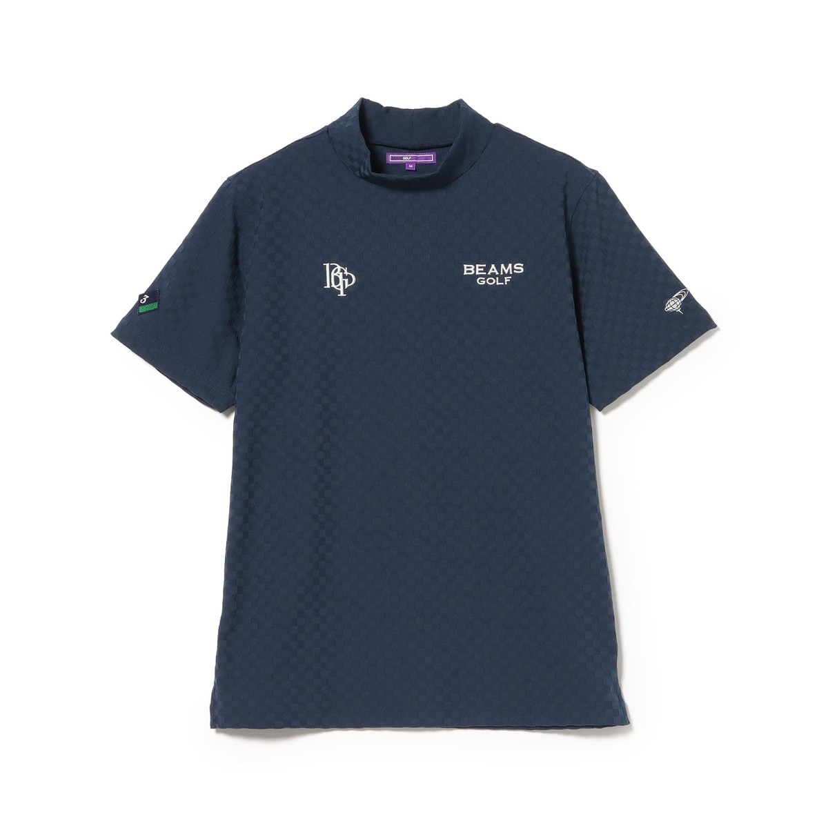 PURPLE LABEL スフィダンテ イントレチャート モックネックシャツ(半袖