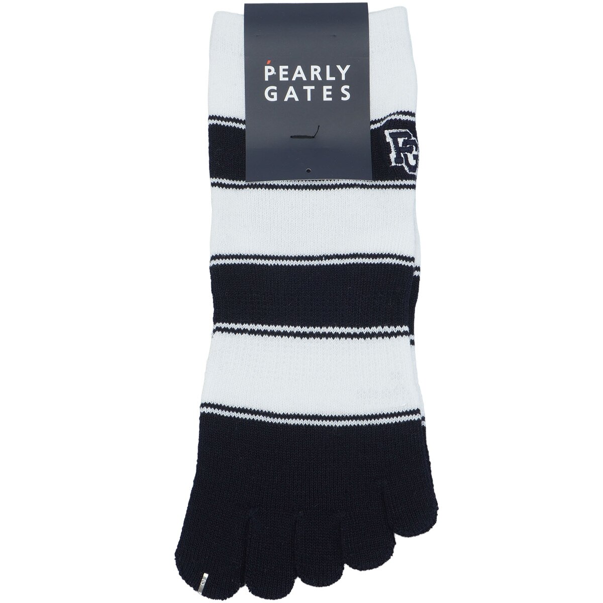 ボーダー5本指ショートソックス(靴下)|PEARLY GATES(パーリーゲイツ