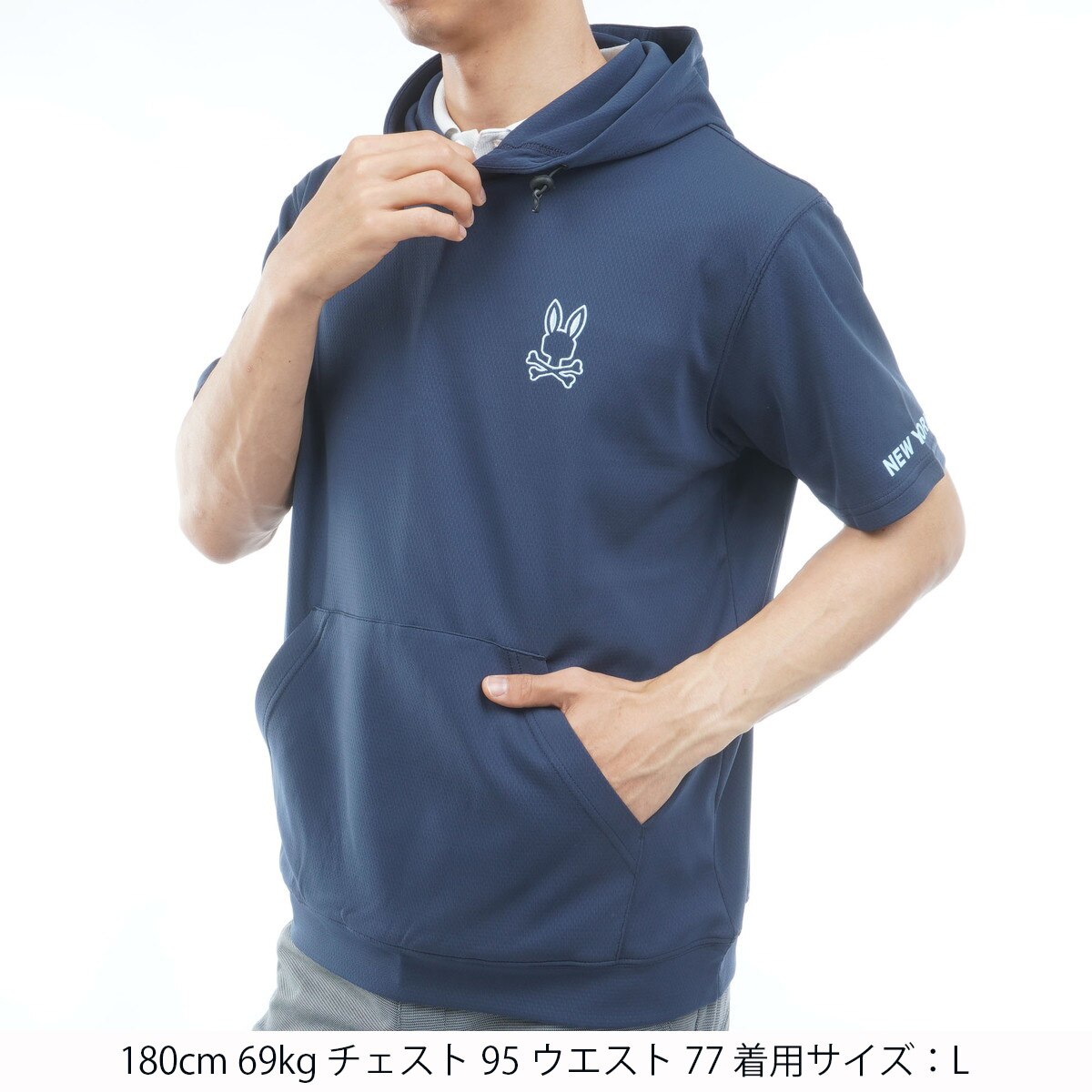 GOLF シルエットラインBUNNY 半袖パーカー(中間着(セーター