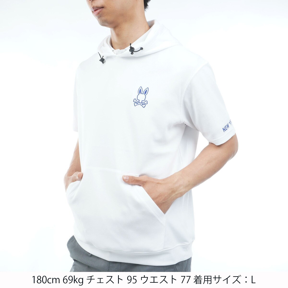 GOLF シルエットラインBUNNY 半袖パーカー(中間着(セーター