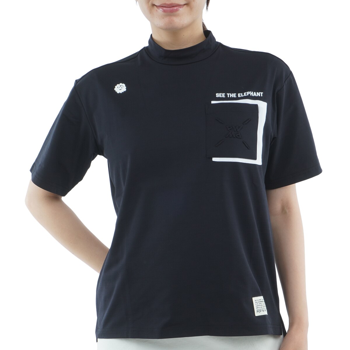 Stretch Pocket Mock Short Sleeve T-Shirt Women's (Short Sleeve