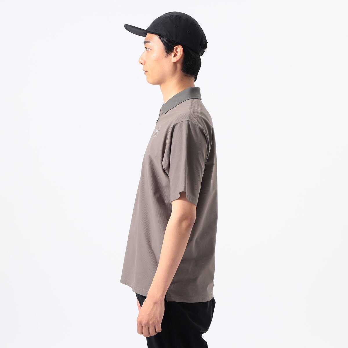 ORANGE LABEL フレックスドライ ハーフジップ ポロシャツ(半袖シャツ
