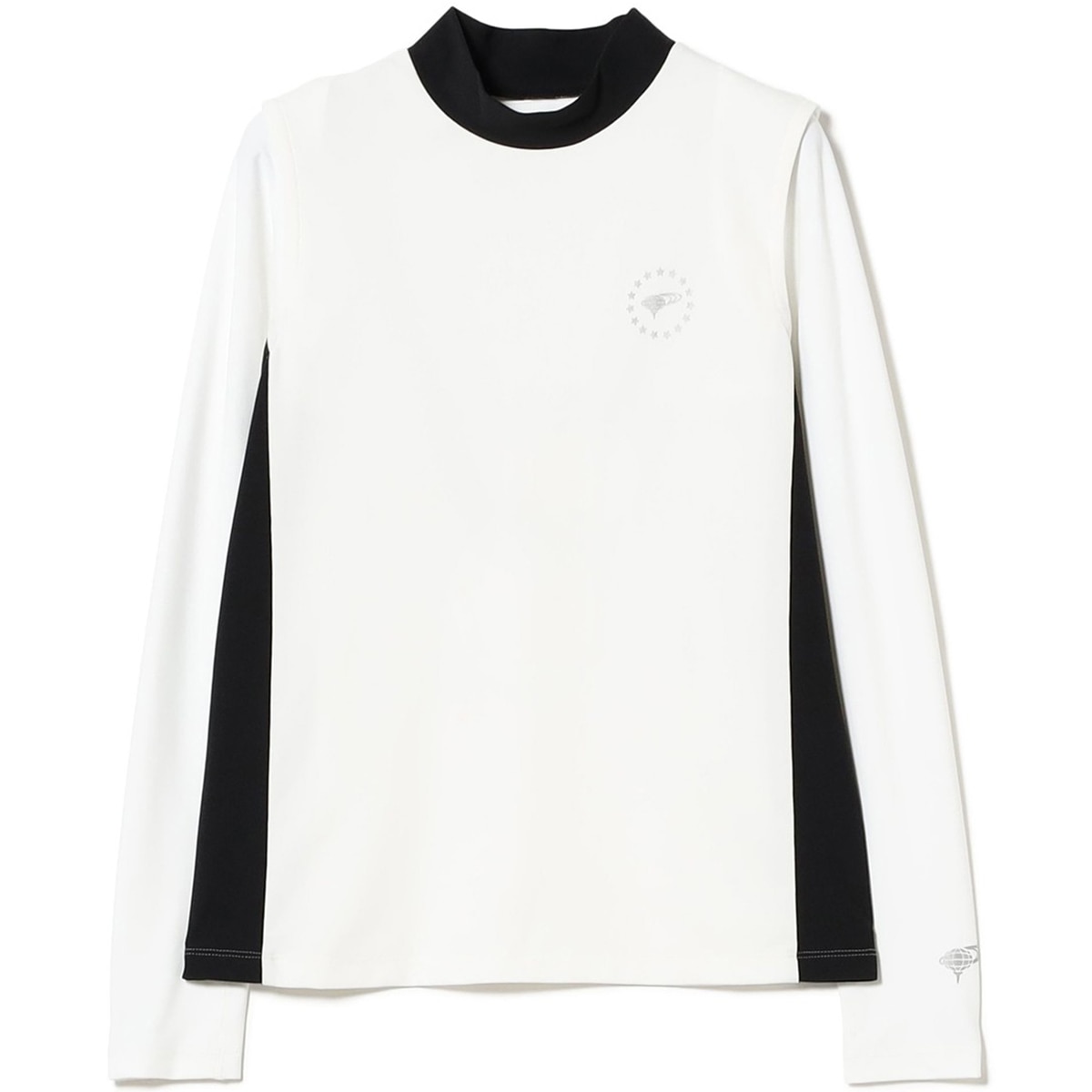 ORANGE LABEL アームカバーボレロ付き モックネックシャツ レディス