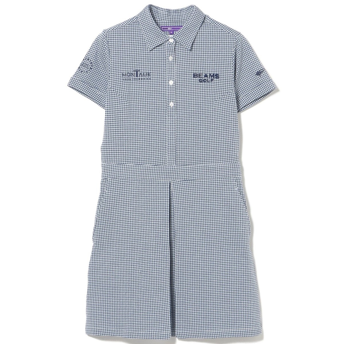 PURPLE LABEL MONTAUK ギンガムサッカー ワンピース レディス