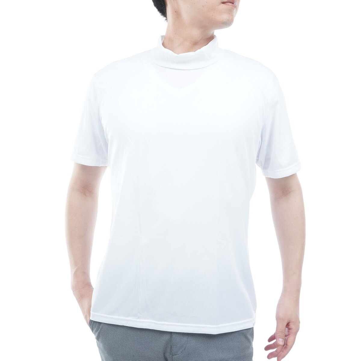 ストレッチ FREEZE TECH PERFORMANCE LINE モックネック半袖インナー
