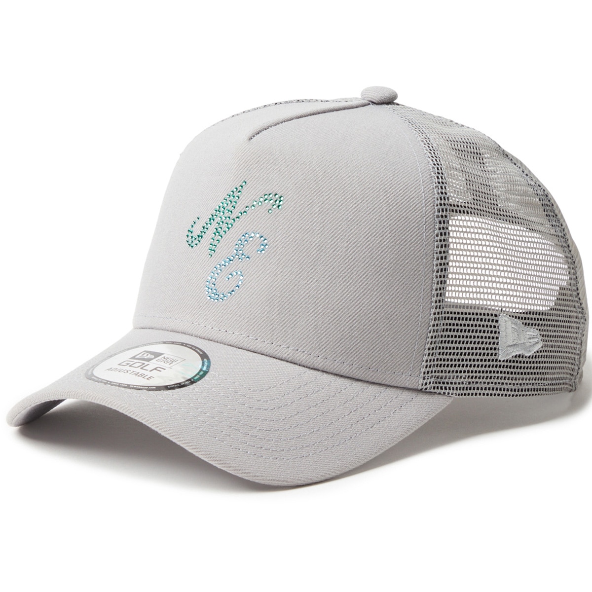 JONES Cph/Golf キャップ グレー/ホワイト GF 940AFTR CLNE RHINESTONE キャップ(【男性】キャップ)|NEW ERA