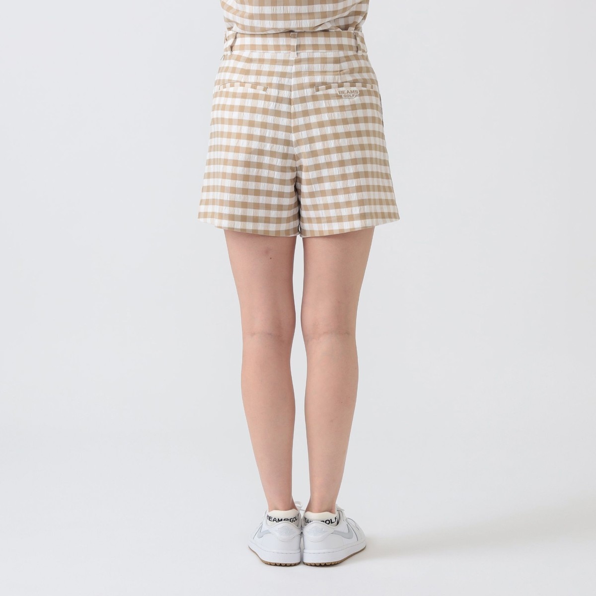 PURPLE LABEL ビッグギンガムチェック ショートパンツ レディス(ハーフ