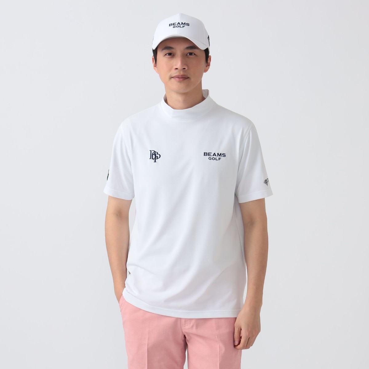 PURPLE LABEL スフィダンテ モックネックシャツ(半袖シャツ