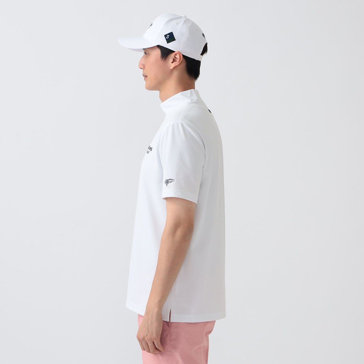 PURPLE LABEL スフィダンテ モックネックシャツ(半袖シャツ