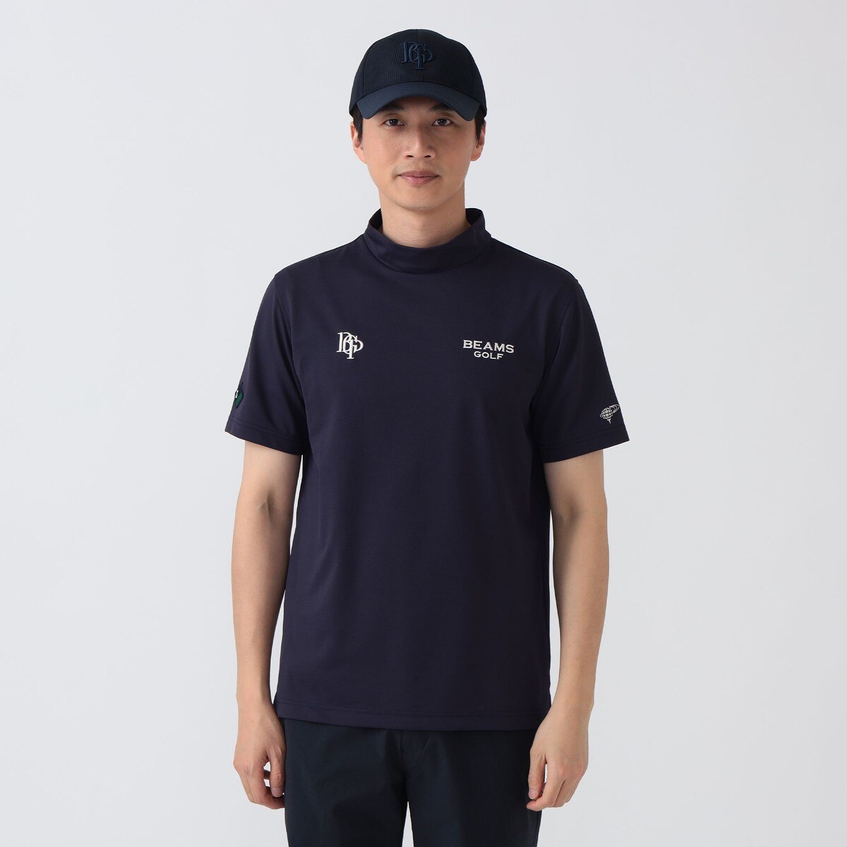 PURPLE LABEL スフィダンテ モックネックシャツ(半袖シャツ