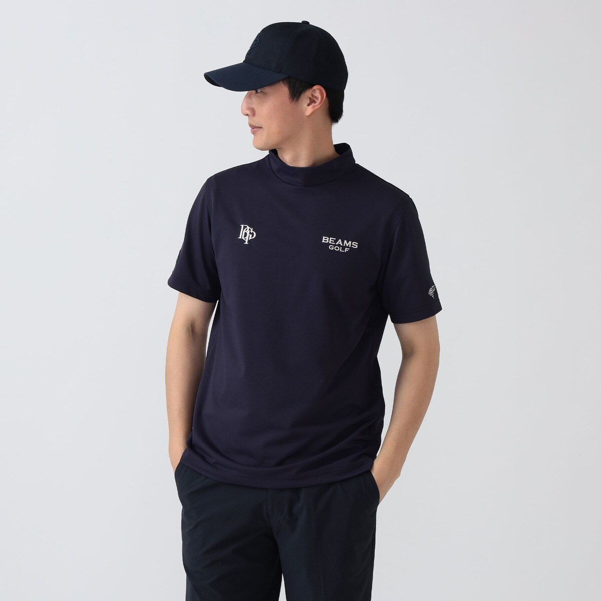 PURPLE LABEL スフィダンテ モックネックシャツ(半袖シャツ