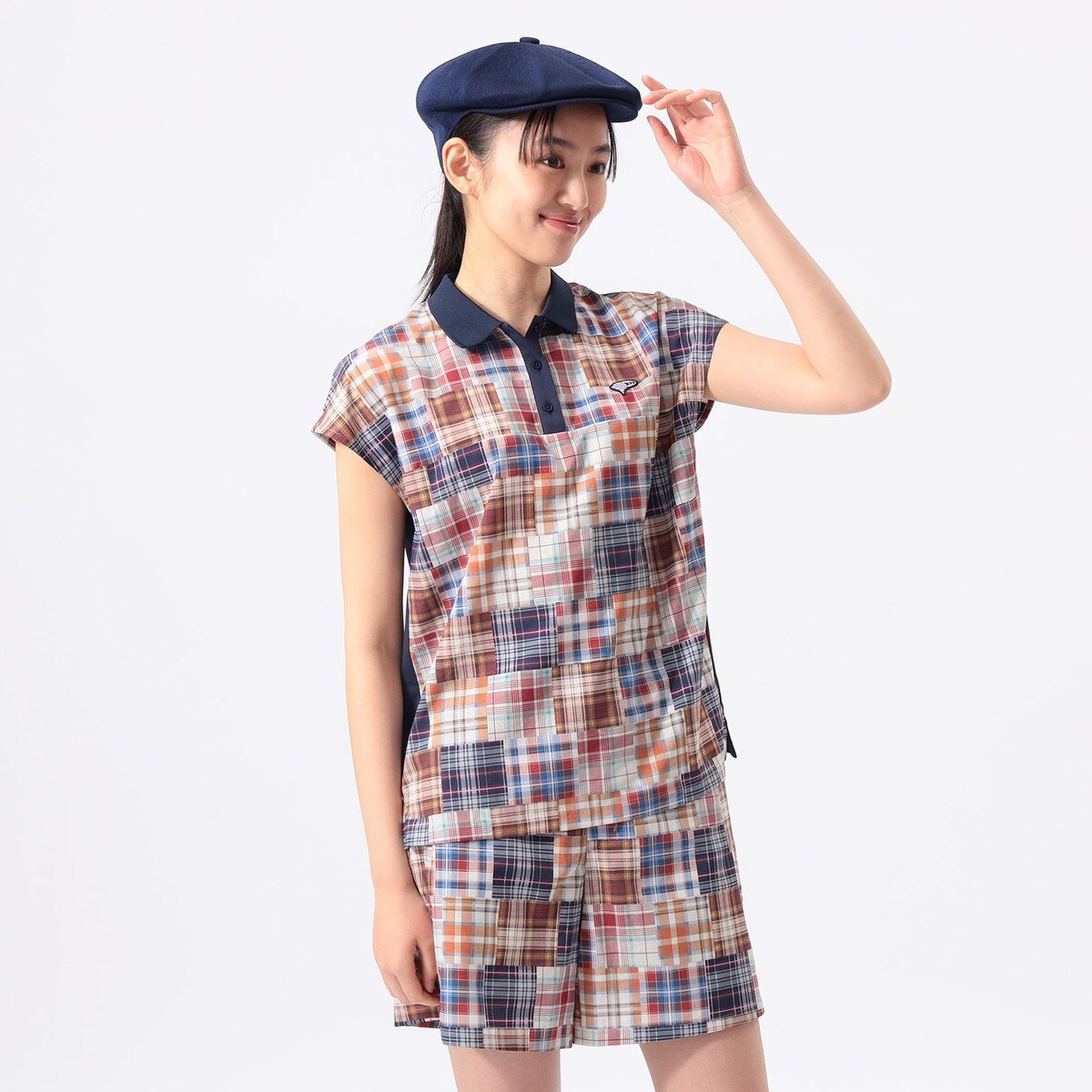 ORANGE LABEL マドラスチェック シャツ レディス(半袖シャツ
