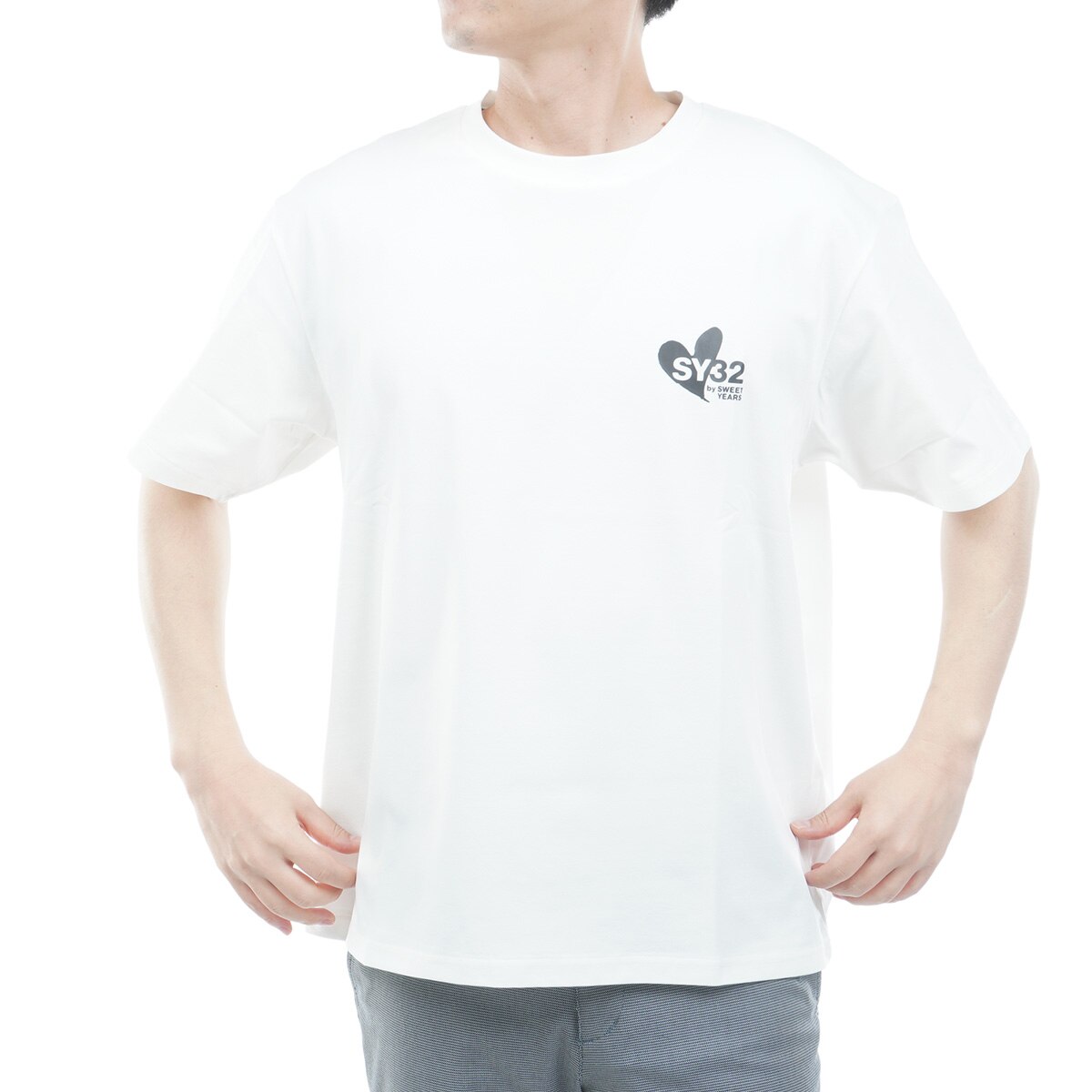 HEART MIX ロゴ半袖Tシャツ(半袖シャツ・ポロシャツ)|SY32 by SWEET