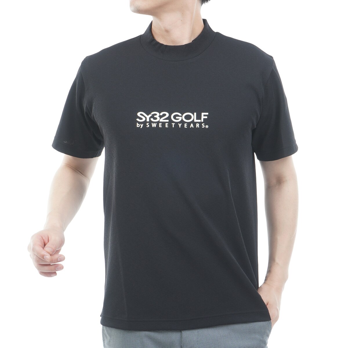 ストレッチ クールドライモックネック半袖シャツ(半袖シャツ