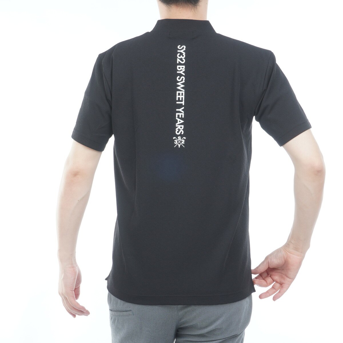 ストレッチ クールドライモックネック半袖シャツ(半袖シャツ