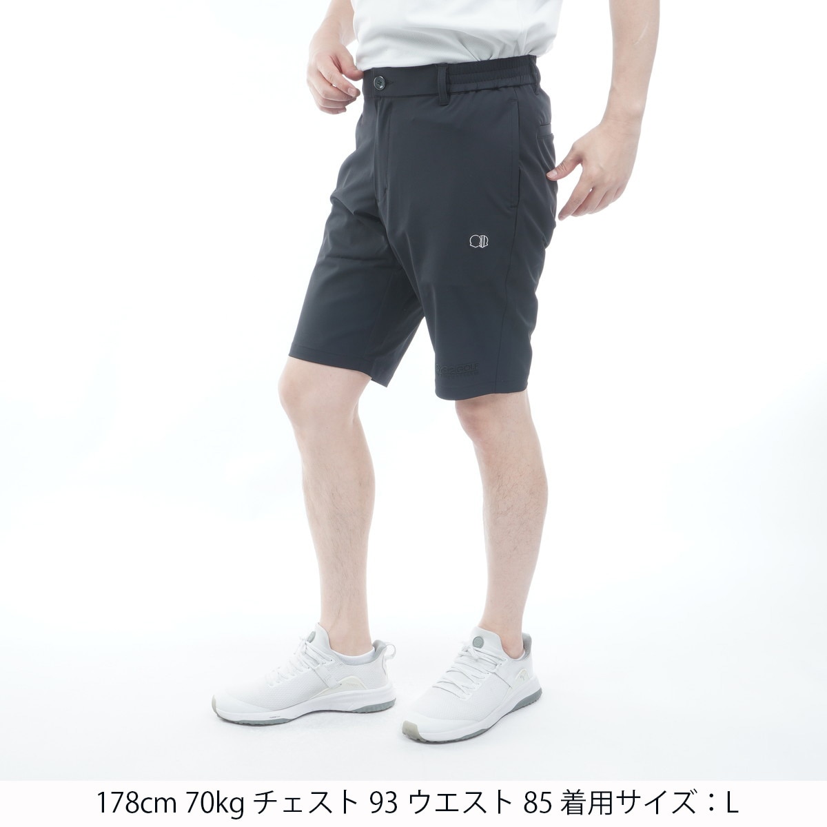 ストレッチ ミニヘリンボーン ハーフパンツ(ハーフパンツ)|SY32 by