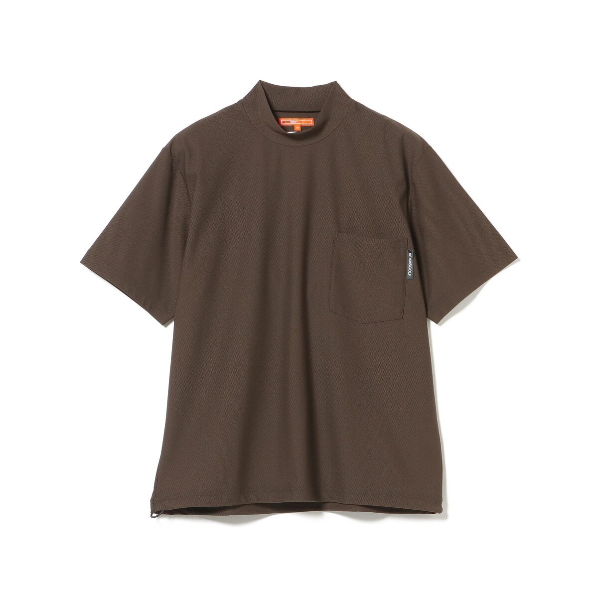 ORANGE LABEL ナイロン メッシュ モックネックシャツ(半袖シャツ
