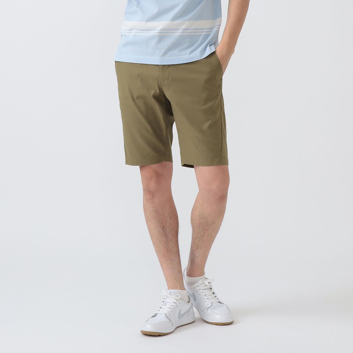 PURPLE LABEL クールマックス(R)ストレッチショートパンツ(ハーフ