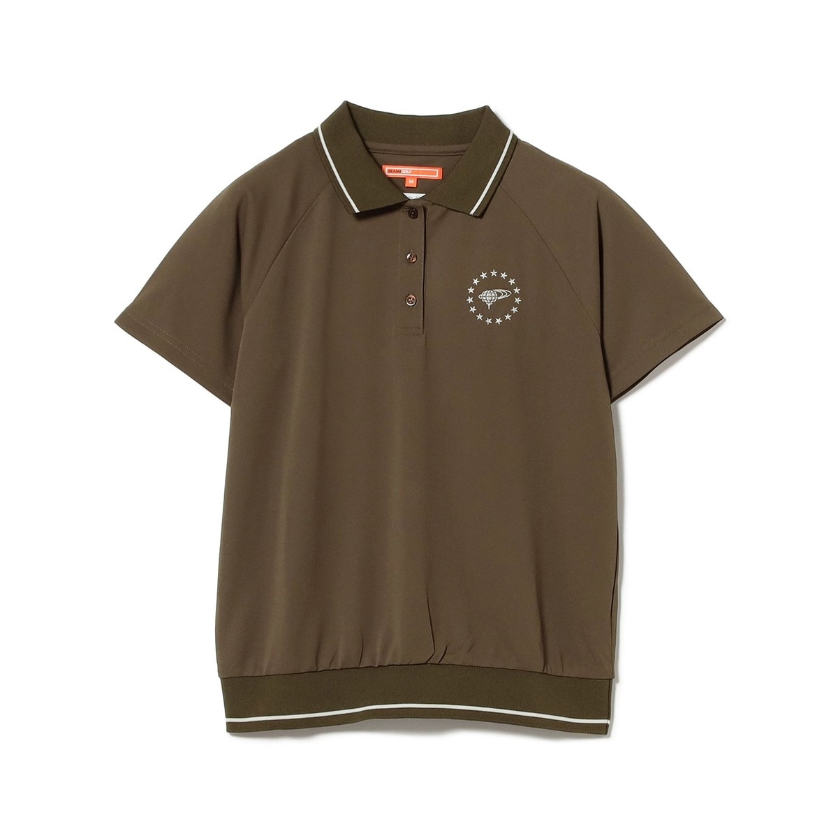 ORANGE LABEL ストレッチ 裾リブ ポロシャツ（吸水速乾・UVカット