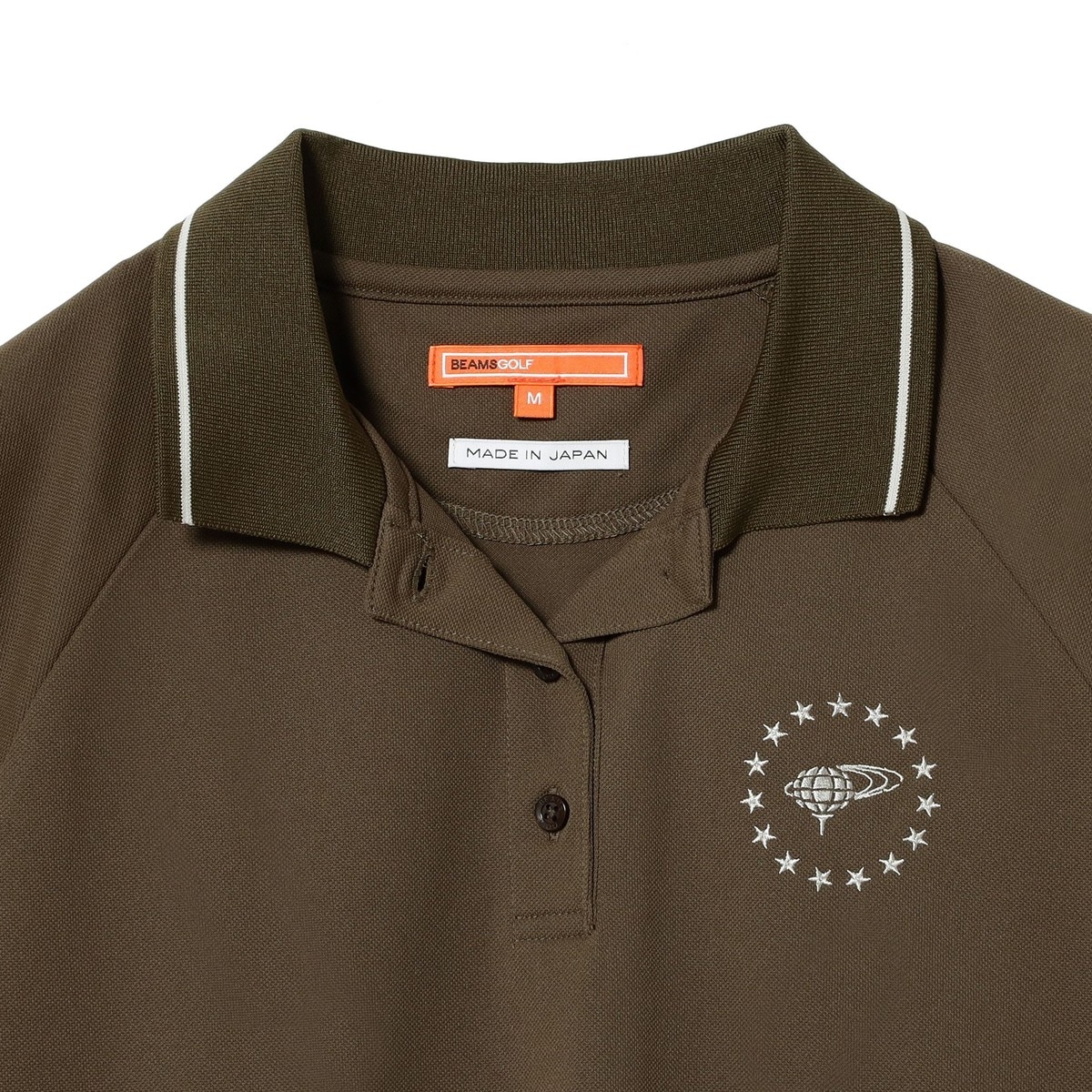 ORANGE LABEL ストレッチ 裾リブ ポロシャツ（吸水速乾・UVカット