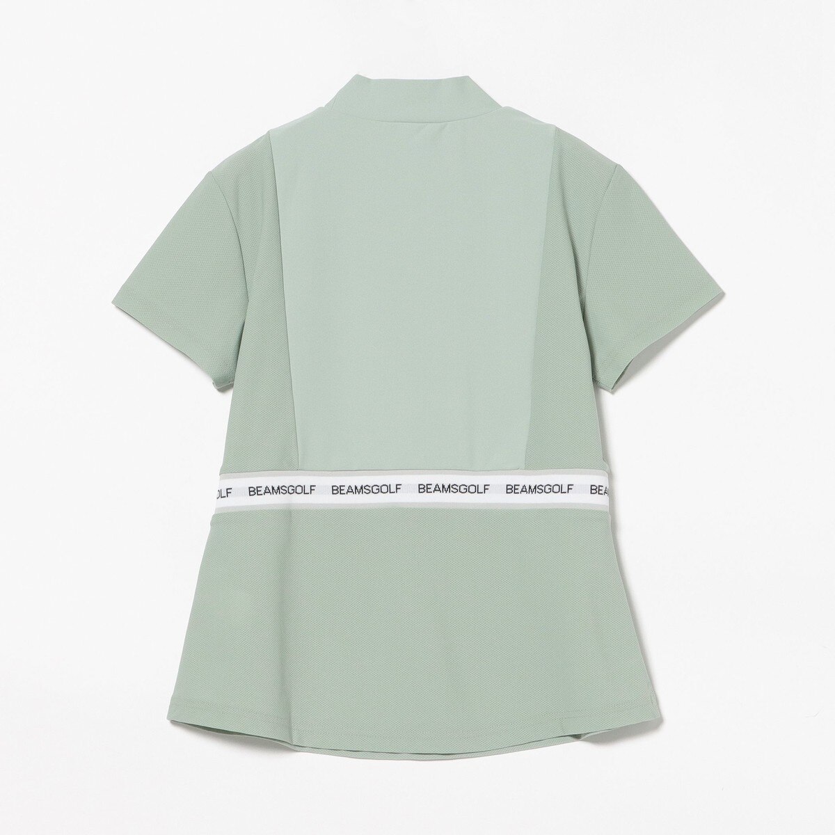 ORANGE LABEL ウエスト切り替え モックネックシャツ レディス(半袖