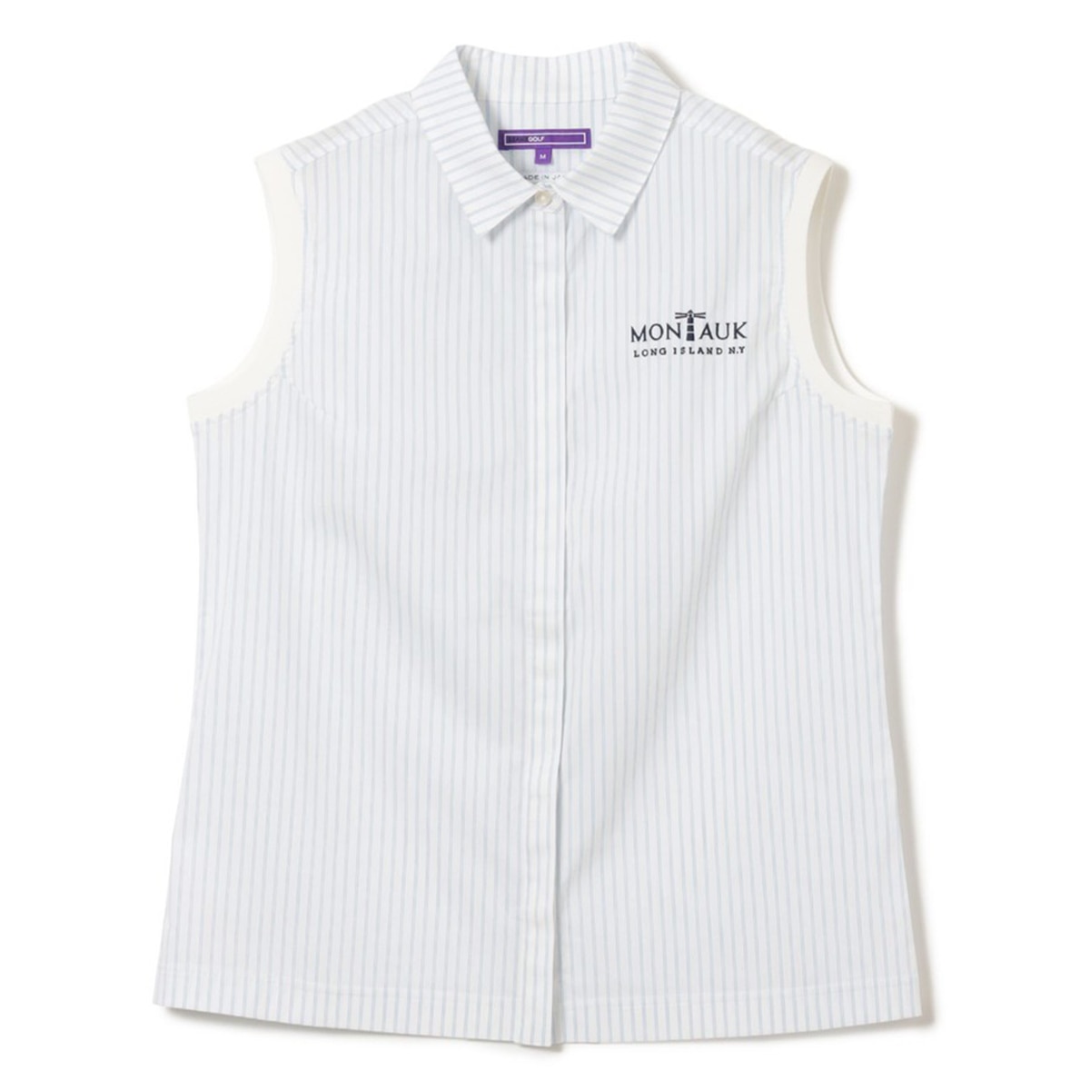 PURPLE LABEL MONTAUK ノースリーブ シャツ レディス(半袖シャツ