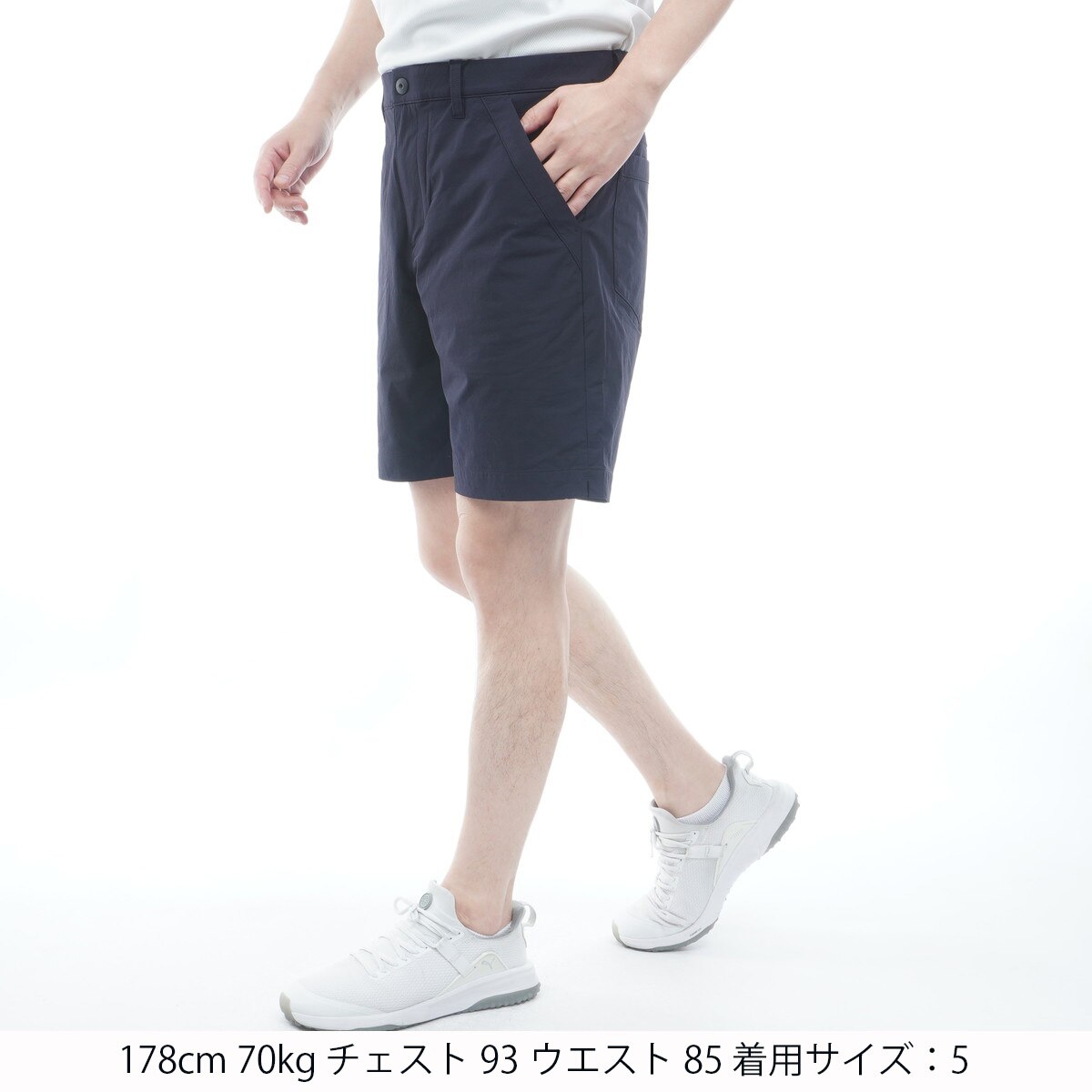 PGisPG 二重組織 ストレッチドビー ショートパンツ(ハーフパンツ